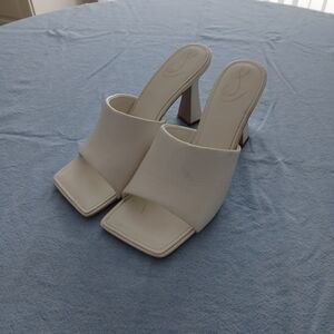 Sam Edelman White Women's Mules